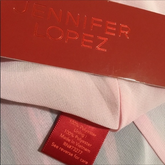 JENNIFER Lopez Medium shirred peasant too with chiffon construction - Picture 6 of 16